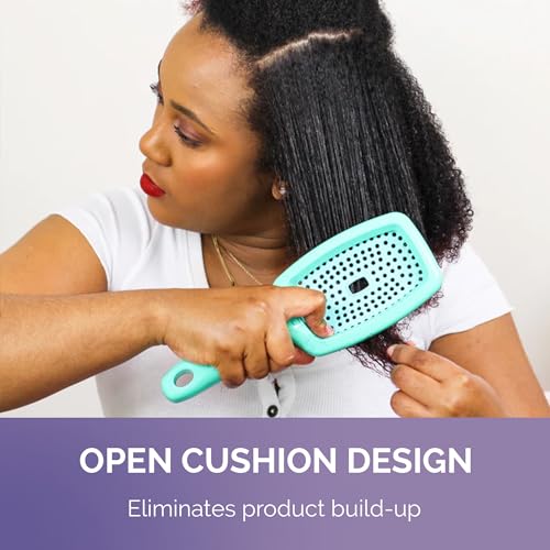 Denman Vent Brush for Efficient Styling All Hair Types with Ventilation Feature - Image 4