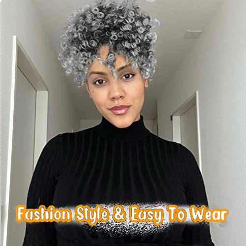 Drawstring human hair ponytail extension - Image 3