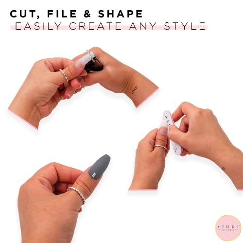 Square acrylic nails for a sleek and modern look. - Image 5