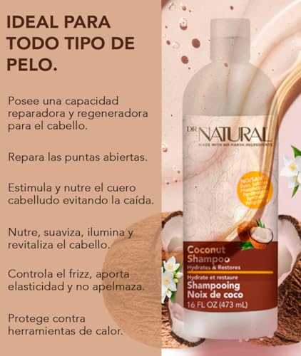 Argan Oil Shampoo by Dr Natural ? Nourishing Haircare - Image 2