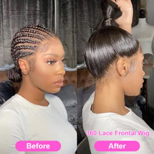 Affordable 360 Lace Front Human Hair Wig - Image 4