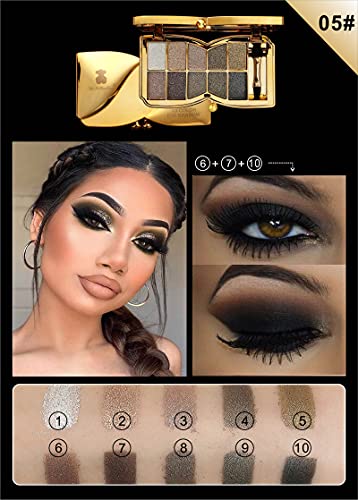 Glitter Eyeshadow Palette for vibrant eye looks. - Image 3