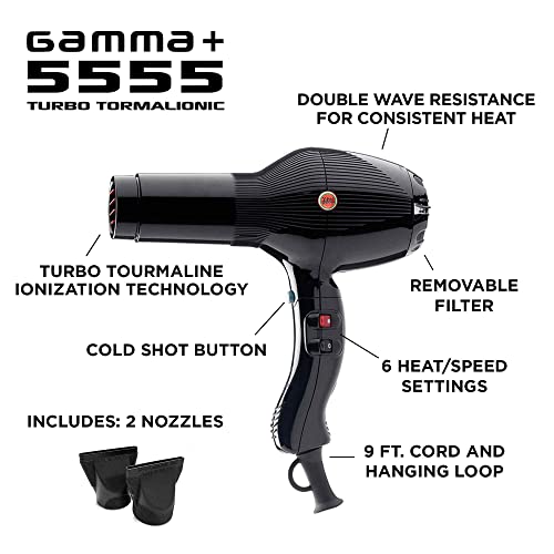 1875 Watt Lightweight High-Performance Blow Dryer for Fast, Effective Hair Styling - Image 3