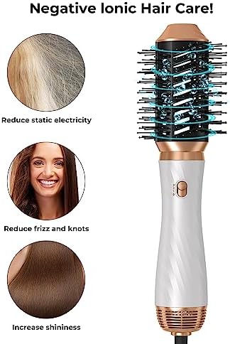 Hot Tools 1.5 Inch Black Gold Volumizer Blow Dryer Brush for Effortless Styling - Image 3