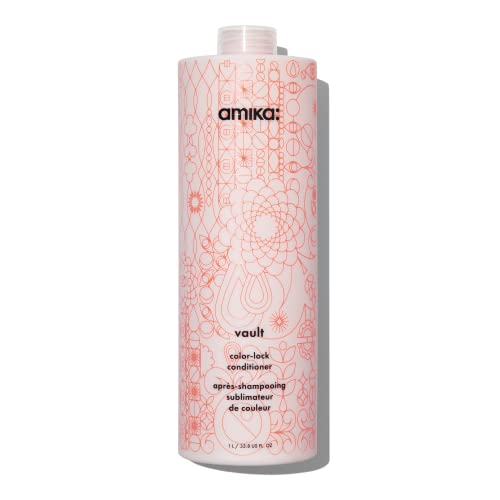 Pink bottle hair conditioner.
