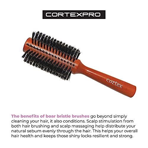 Men's 9-inch Boar Bristle Grooming Brush for Smooth Styling and Beard Care - Image 6