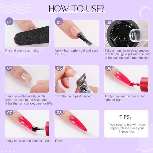 Durable and Stylish Solid Acrylic Nails - Image 6