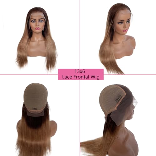 22 Inch Strawberry Blonde Human Hair Wig for Women, Natural Loose Wave Style - Image 5