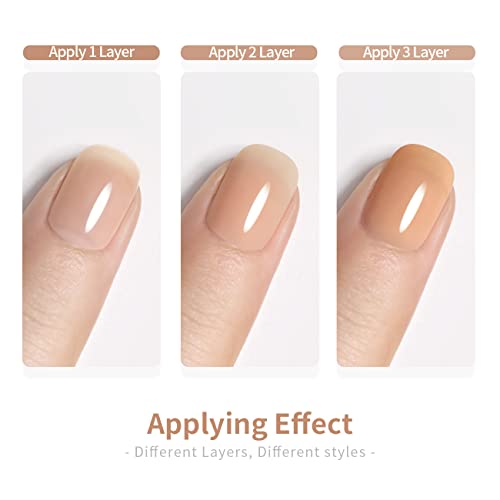 Khaki Gel Nail Polish 15ml - Trendy Long-Lasting Wear - Image 7
