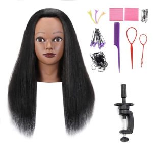 100% Human Hair Doll Head
