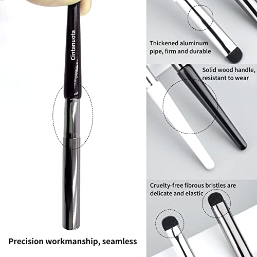 High-quality natural hair lip brush for precise application. - Image 3