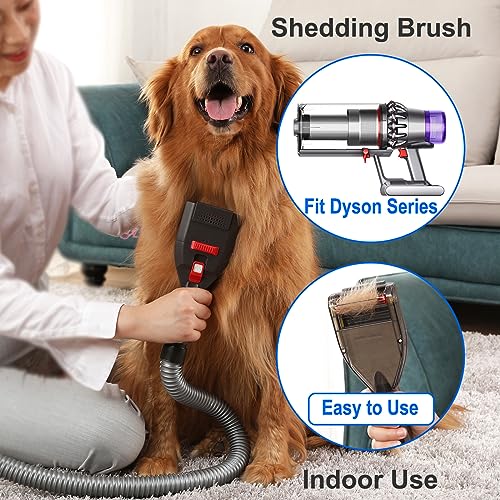 Dyson Vacuum Pet Grooming Brush Black for Effortless Pet Hair Removal - Image 2