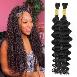 ?Deep Wave Human Hair Braiding?