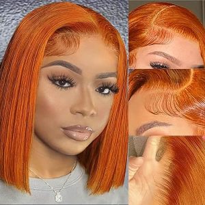 Short Colored Bob Human Hair Wig
