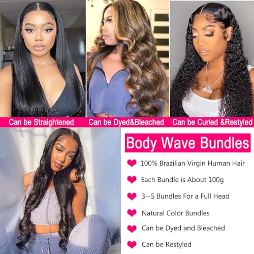 Bobbi Boss Premium Human Hair Extensions, Natural Look Bundles, 100g Volume - Image 5