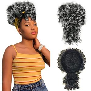 Drawstring human hair ponytail extension