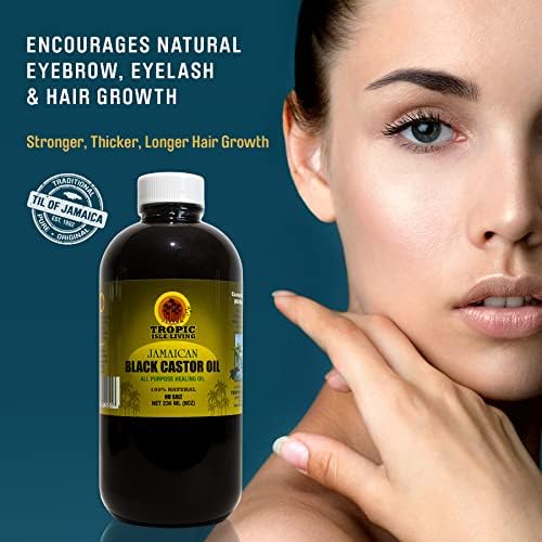Jamaican Black Castor Oil 4 oz Hair Growth Treatment for Thinning Hair - Image 8