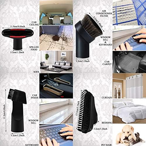 Shark Vacuum Upholstery Brush Attachment for Horse Hair - Durable Cleaning Tool - Image 7