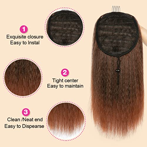 Ombre Human Hair Ponytail - Image 4