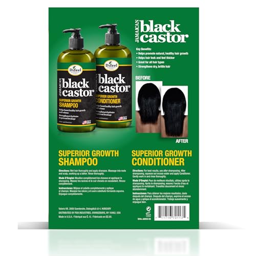Difeel Black Castor Oil Shampoo ? Strengthens and nourishes hair. - Image 3