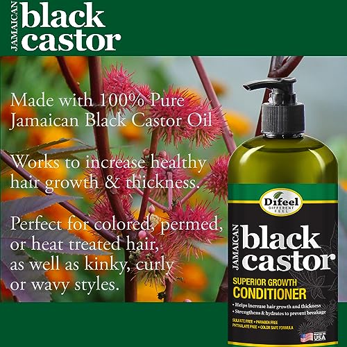 Difeel Black Castor Oil Shampoo ? Strengthens and nourishes hair. - Image 5