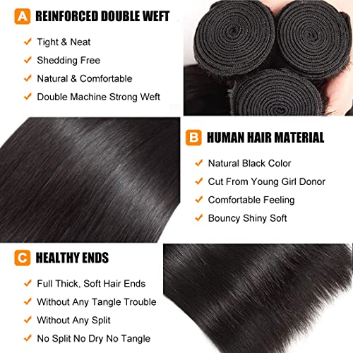 Premium Quality 18-Inch Human Hair Weft for Natural Look and Easy Styling - Image 2