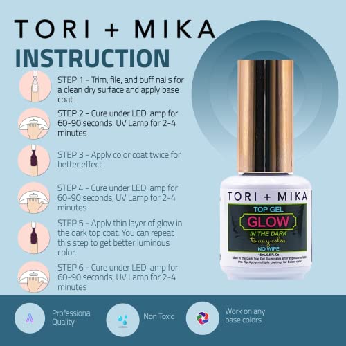 Glow-in-the-dark acrylic nails for a fun nighttime look. - Image 3