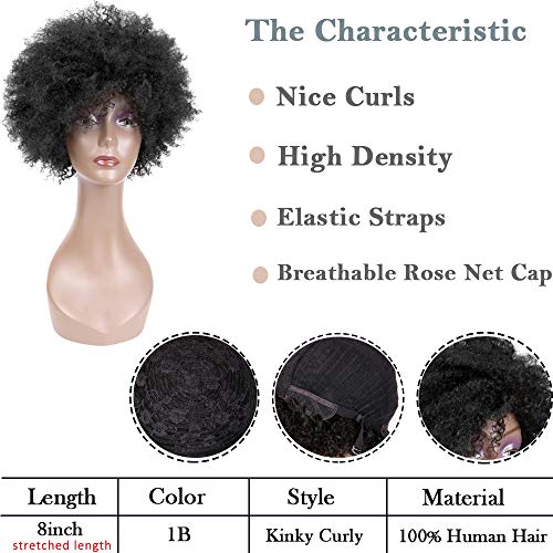 Afro Curl Human Hair Wig - Image 4