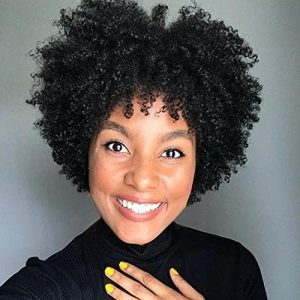 Afro Curl Human Hair Wig