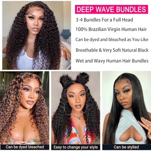 Wet Wavy Tracks: Human Hair - Image 5