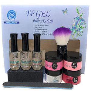 Tp Gel Dipping Powder: Easy nail application without UV light.