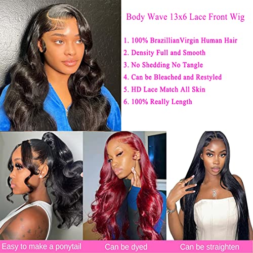 13x4 Lace Front Human Hair Wig for Women Natural Look Comfortable Fit - Image 5