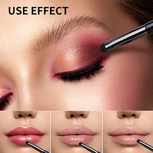 High-quality natural hair lip brush for precise application. - Image 6