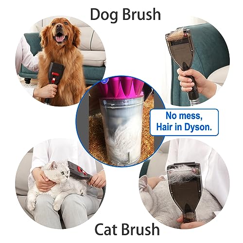 Dyson Vacuum Pet Grooming Brush Black for Effortless Pet Hair Removal - Image 3