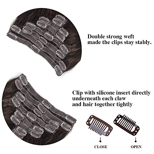 Brown Clip In Human Hair Extension - Image 4