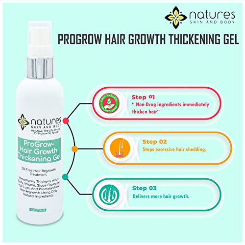 Natural Hair Growth Gel for Thicker Hair, 8 oz bottle - Image 4