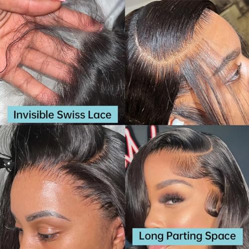 100% Human Hair Wig for Women, Comfortable, Natural Style, 18 Inch - Image 7