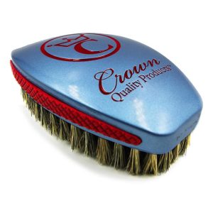 360-degree rotating hair brush for natural styling.