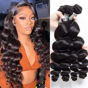 18-Inch Loose Curl Remy Human Hair Extensions for a Natural Look