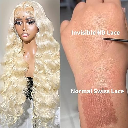 Blue Human Hair Lace Front Wig - Image 2