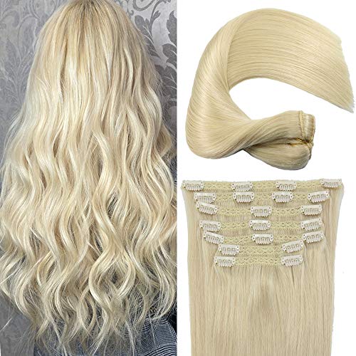 Extra Thick 20 Inch Clip-In Hair Extensions for Added Volume and Length