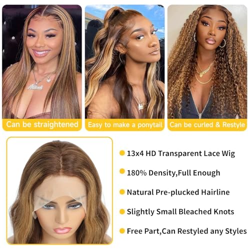 Blonde Ombre 13x6 Lace Front Human Hair Wig - Image 5