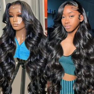 Color human hair wig to desired shade.