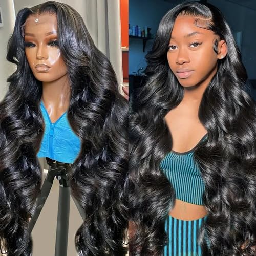 Color human hair wig to desired shade.