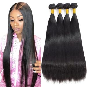20-Inch Unprocessed Straight Human Hair Extensions For A Natural Look And Feel