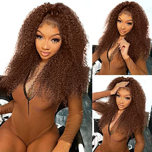 ?Curly Human Hair Wig in Color?