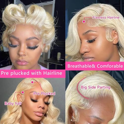 22 Inch Dark Blonde Human Hair Wig for Women Natural Look Comfortable Fit - Image 2