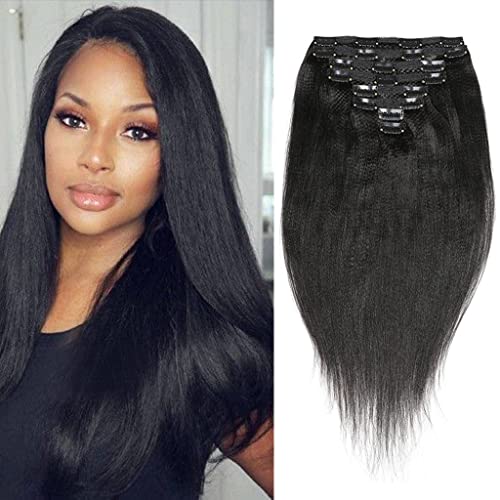 Straight Perm Human Hair Extension ? Natural Look