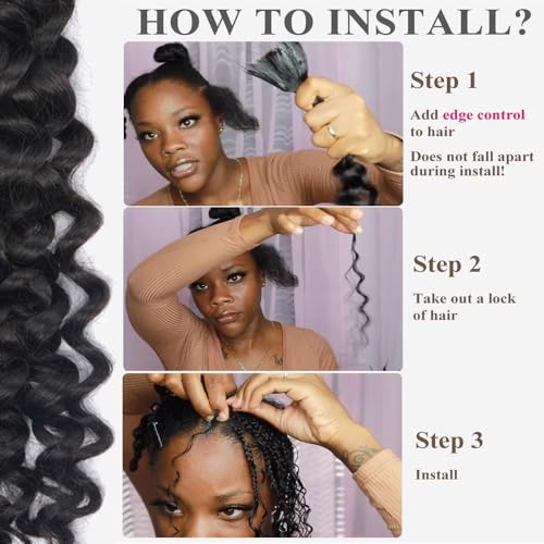 Milky Way 18 Inch Wavy 100% Remy Human Hair Extensions Wet Look - Image 6