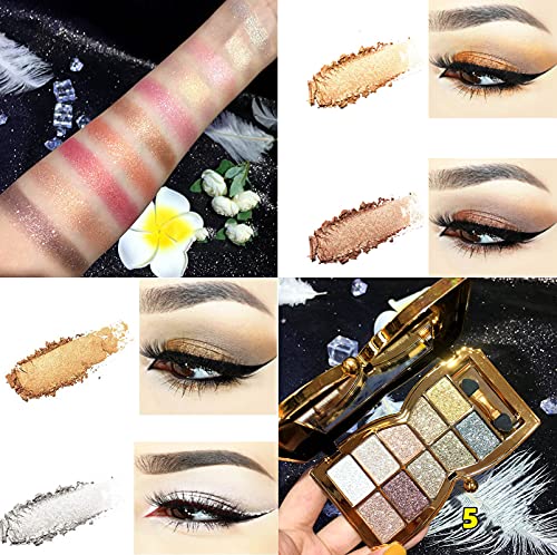 Glitter Eyeshadow Palette for vibrant eye looks. - Image 5